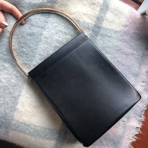 Vintage Cartier Trinity Cage Bag Black Medium